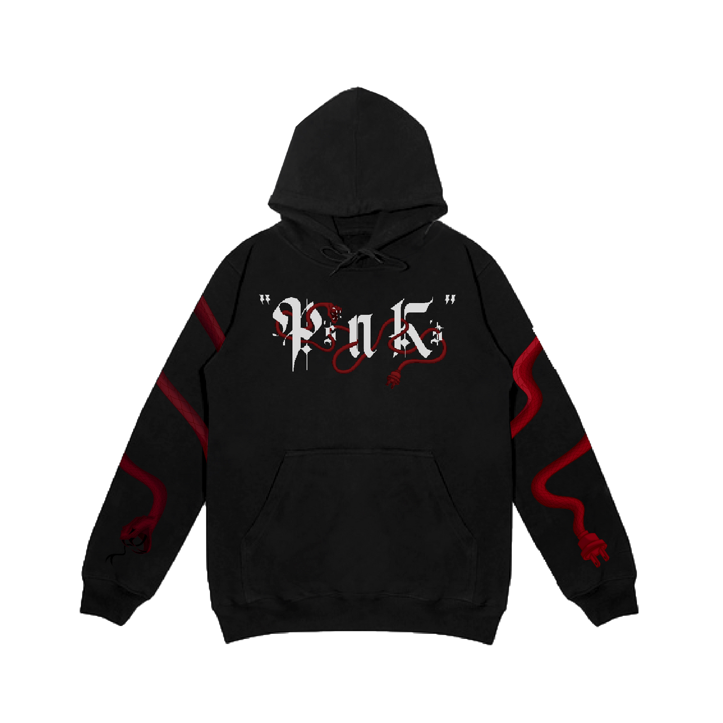 “P’$ N K’$” Hoodie [red snake]