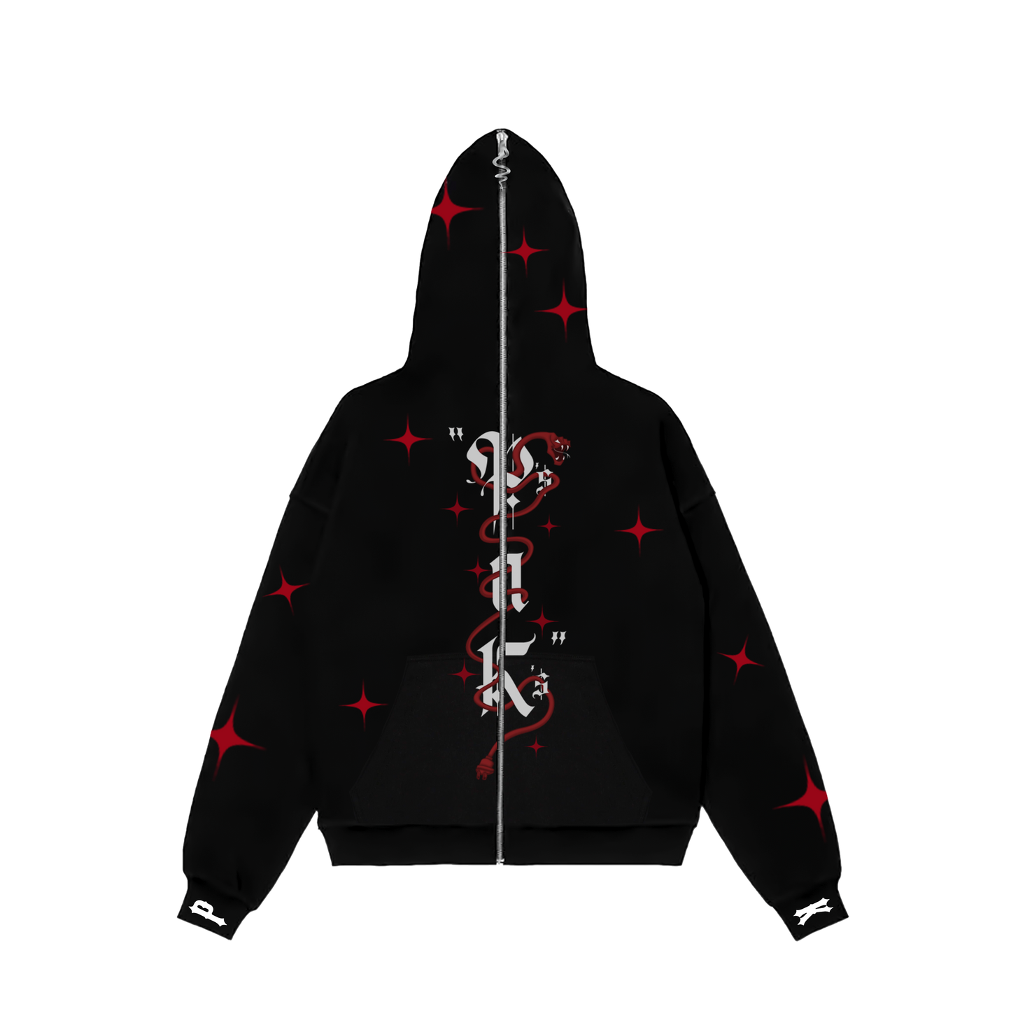 Scale Up Zip Up jacker [Red Stars]