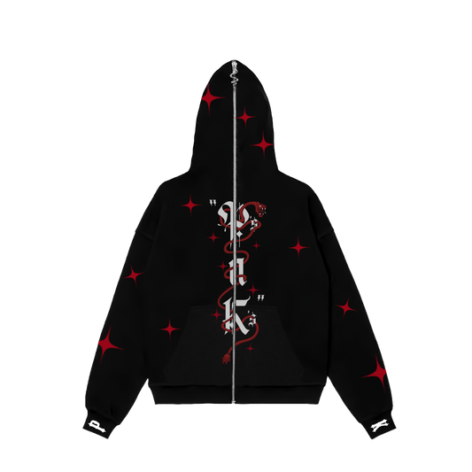 Scale Up Zip Up jacker [Red Stars]